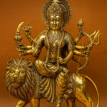 Brass Durga Maa Idol / Brass Sherawali Mata Idol