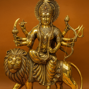 Brass Durga Maa Idol / Brass Sherawali Mata Idol