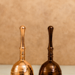 Polished Brass Hand Bells / Pooja Ghanti