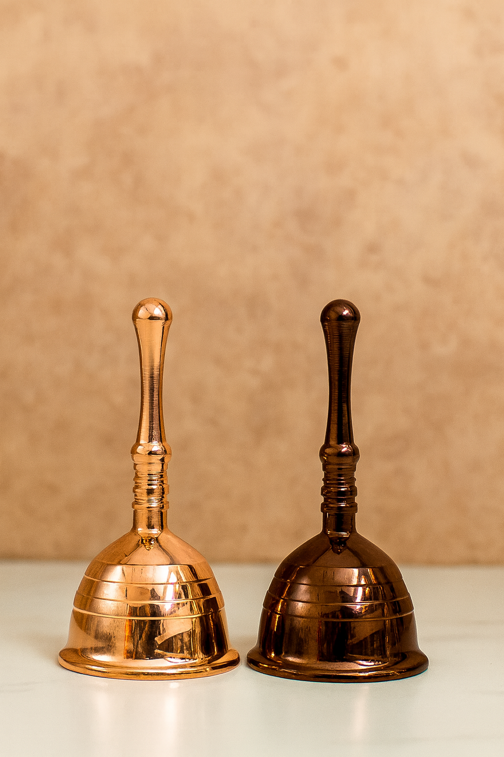 Polished Brass Hand Bells / Pooja Ghanti