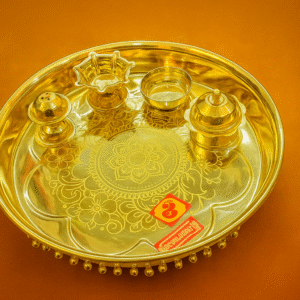 Brass Pooja Thali Set