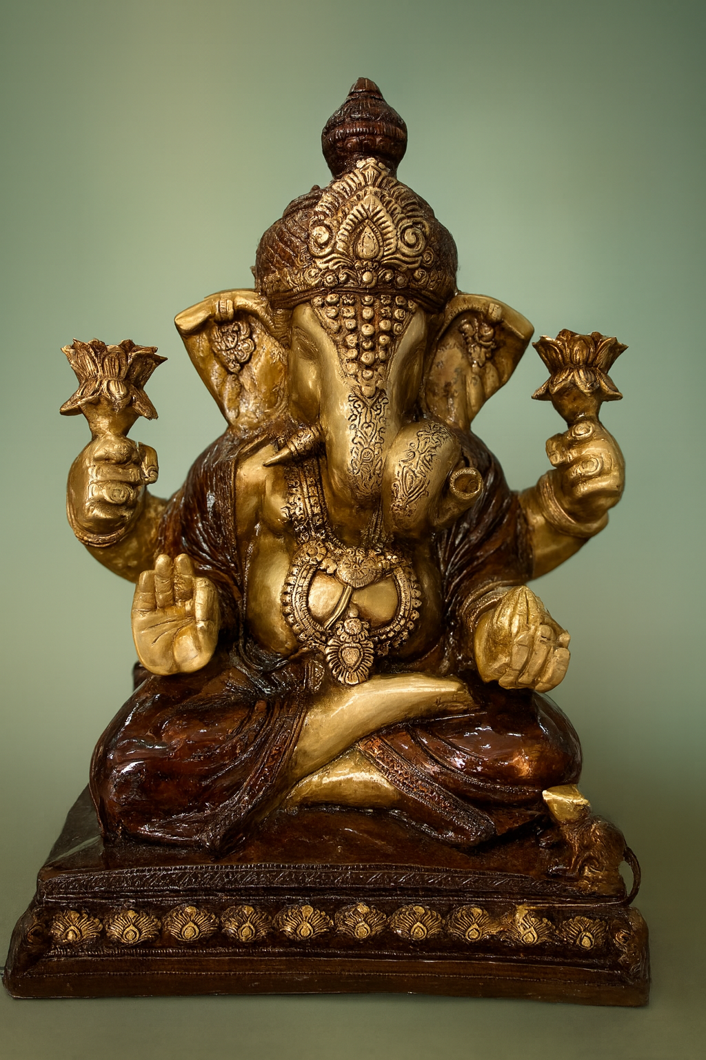 Brass Lord Ganesha Idol