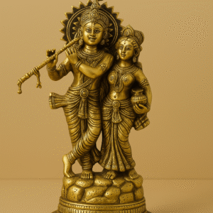 Brass Radha Krishna Idol