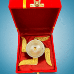 Auspicious Brass Swastika Pooja / Decorative Emblem in Gift  Box