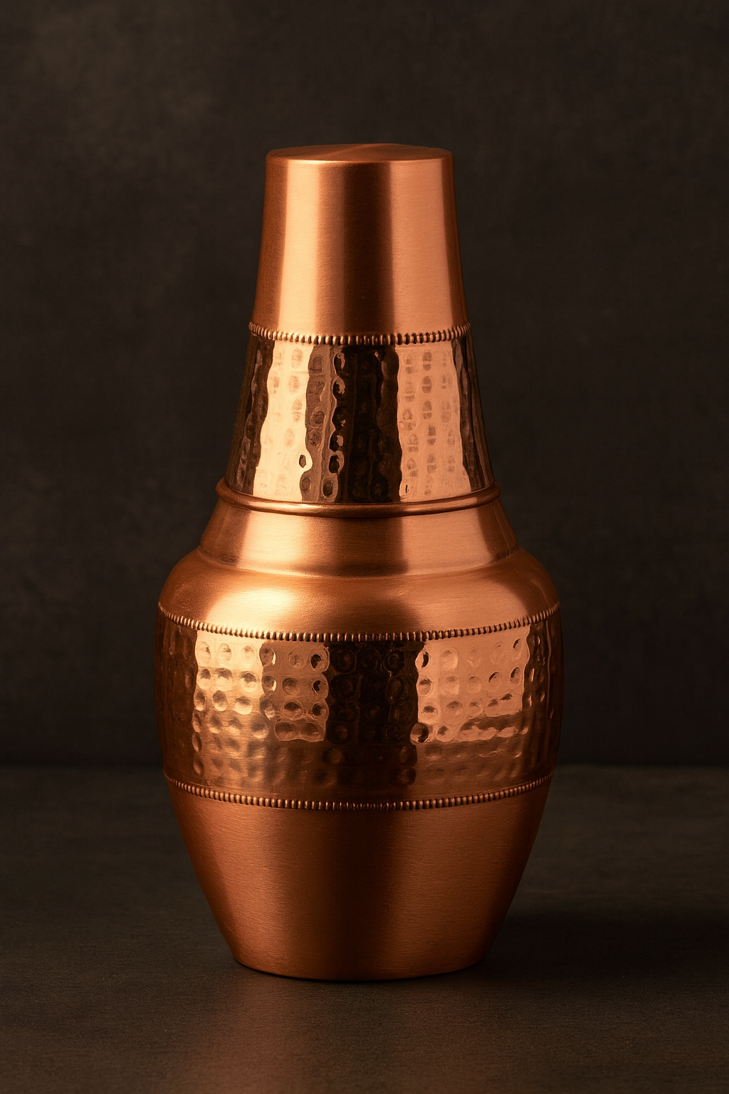 Artisan Hammered Copper Matka / Water Storage Vessel