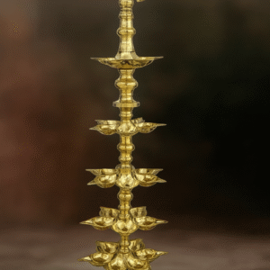 Brass Multi-Tier Kuthu Vilakku / Annapakshi Samai Lamp