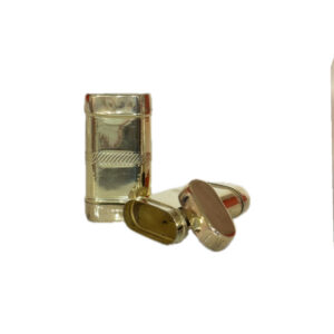 Small Polished Brass Pill Box / Camphor Holder