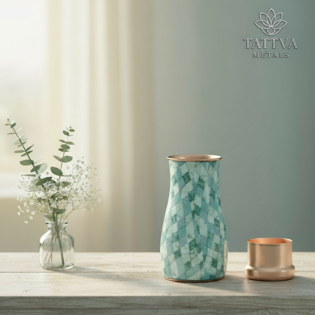 Copper Bedroom jar printed